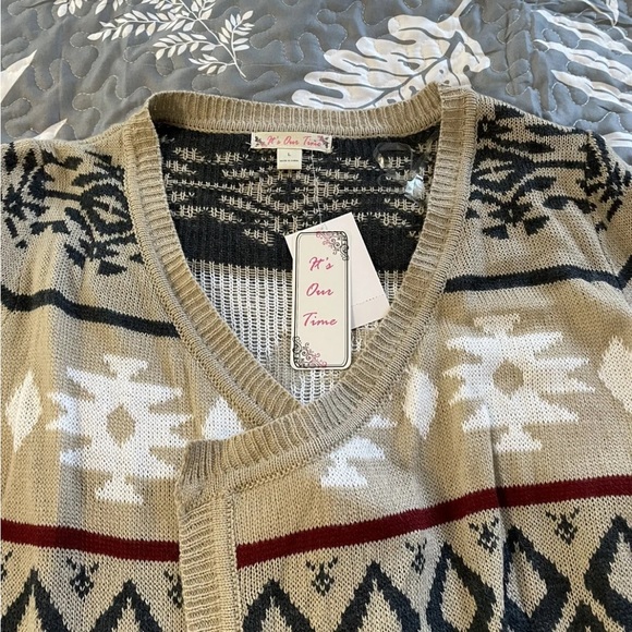 NWT women’s large It’s Our Time dry desert combo cardigan - Picture 3 of 5